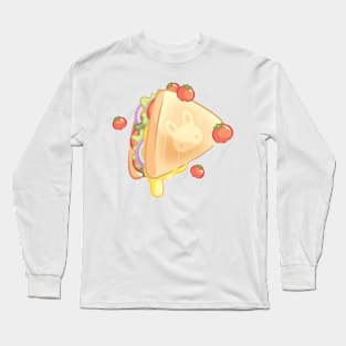 Cute Bunny Toast Sandwich Long Sleeve T-Shirt